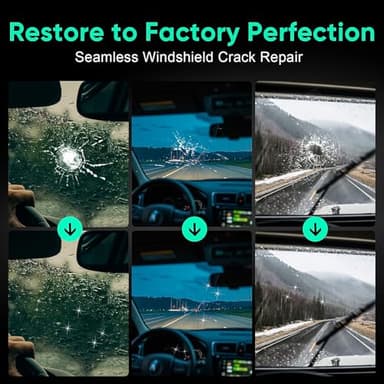popalula Car Windshield Crack Repair Kit - 2025 Upgrade Nano Glass Repair Liquid for Cracks & Chips, Cracks Gone Glass Remover Fluid for Quick Fix Windshields, Windows, Mirrors - Image 4