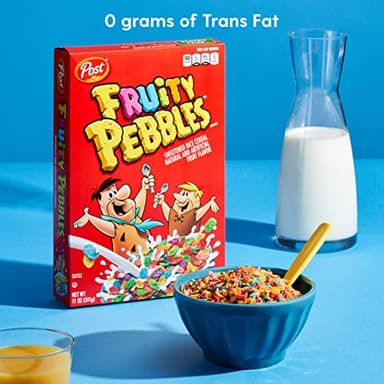 Post Fruity Pebbles Cereal with Vitamins & Minerals, Gluten-Free, Kosher Pareve, 11 Ounce (Pack of 12) - Image 3