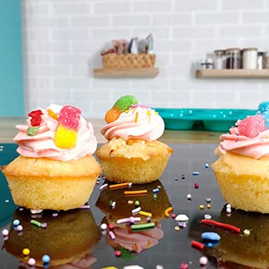 Mini Muffin Pan 24 Mini Cupcake Pans Silicone Molds Food Grade Silicone Muffin Pans for Baking Pack of 2 - Image 7