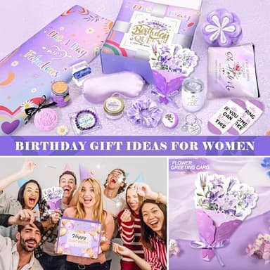 Birthday Gifts for Women Friendship, Gifts for Women Birthday Unique, Best Friend Birthday Gifts, Happy Birthday Gift Basket for Her, Friends, Coworkers, Wife, Mom, Daughter - Image 7