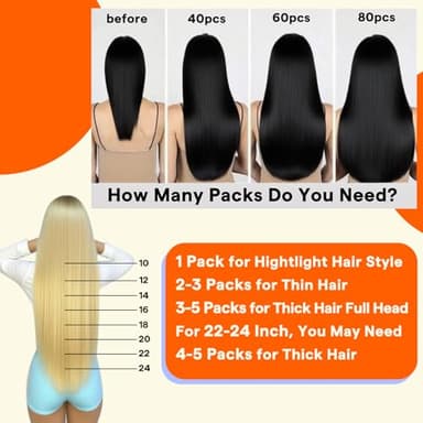 Full Shine Human Hair Tape in Extensions 22Inch Double Sided Tape in Extensions Human Hair Color 18 Ash Blonde Highlight 613 Light Blonde 50G Hair Extensions Tape Ins Real Hair Extensions 20Pcs - Image 9