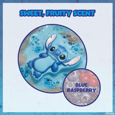 Stitch Bath Bombs for Kids, Fun Bright Rainbow Colors, Raspberry Scented for Kids, Ages 3+, by Townley Girl - Image 4