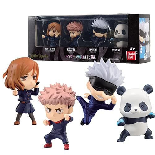Bandai Namco - Jujutsu Kaisen - Nobara Kugisaki, Yuji Itadori, Satoru Gojo, and Panda, Adverge Figure Box (Set B) - Image 1