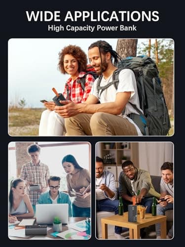 LOHAO 80000mAh Power Bank Fast Charging, 30W PD & QC 3.0 High Capacity Portable Charger, 5 Output 2 Input USB-C Large Battery Pack with LED Display for Phone Tablet Outdoor Camping Travel Office - Image 7