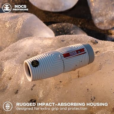 Nocs Provisions Zero Tube 10x25 ED Glass Waterproof Monocular – Rugged, Shockproof, Fogproof Optic for Adults & Kids, Built for Birdwatching, Hunting & Travel - Bone Gray - Image 4