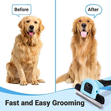 MIU COLOR Pet Grooming Brush, Deshedding Tool for Dogs & Cats, Effectively Reduces Shedding by up to 95% for Short Medium and Long Pet Hair - Image 4