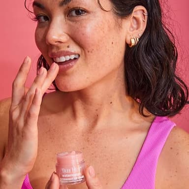 Tree Hut Watermelon Overnight Lip Mask | Leave on Overnight & Wake up to Soft, Hydrated Lips | Elevate your Self Care Routine | .6 oz. - Image 4