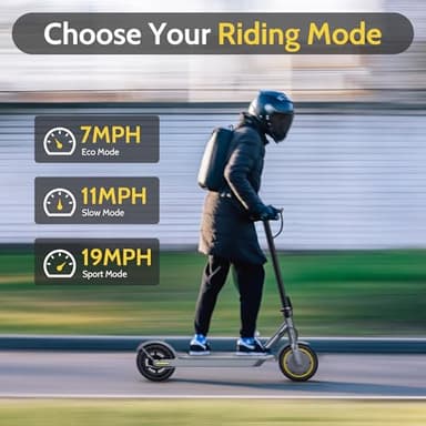 NAVIC Electric Scooter Adults, Powerful 350W Motor, Max 22 Miles Long Range, Top Speed 19 MPH, 8.5" Tires, E Scooter for Adults with APP Control - Image 9