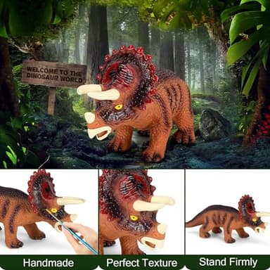 Kissdream 7 Piece Jumbo Dinosaur Toys Big Dinosaur Toy for Boys Realistic Giant Dinosaur Toys for Kids 3-5 - Perfect Dinosaur Gifts for Kids - Image 2