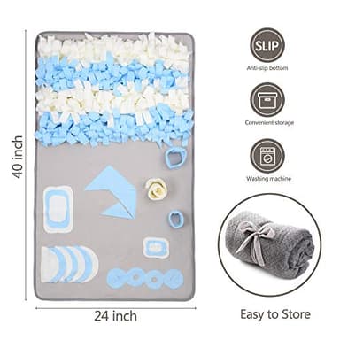 Fida Dog Snuffle Mat for Small, Medium, Large Breed Puppy, Perfect for Stress Release, Machine Washable - Image 3