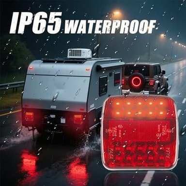 Wireless Trailer Lights Magnetic, upgrade Rechargeable Wireless Trailer Tow Lights LED Kit, IP65 Waterproof, 10-Hour Battery Life, 100 FT Signal Synchronization for Towing Truck Camper RV Boat - Image 5