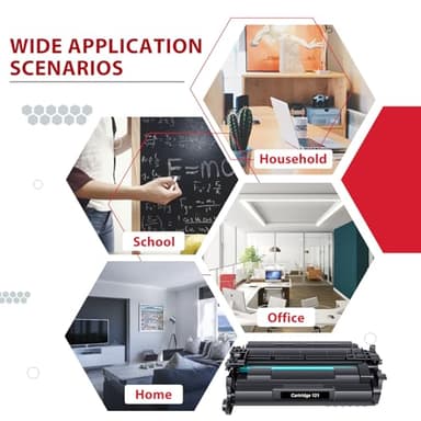 121 Black Toner Cartridge High Yield 4 Pack Compatible Replacement for Canon 121 CRG-121 CRG121 D1620 Toner for imageCLASS D1620 D1650 1620 1650 Printer - Image 6