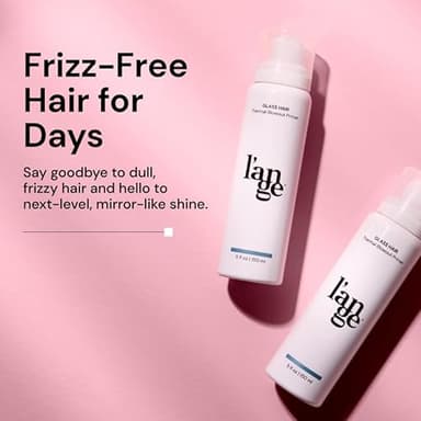 L'ANGE HAIR Glass Hair Thermal Blowout Primer | Heat Protectant Spray for Frizz Control & Shine | Blow Dry Support Styling Mist | For All Hair Types | 5 fl oz - Image 3