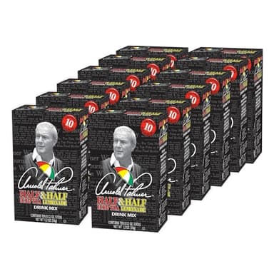 AriZona Arnold Palmer Half and Half - On-the-Go Powdered Drink Mix, 0.12oz 120 Count - 10ct Boxes (Pack of 12) - Image 1
