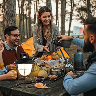 RAYMYLO Insulated Water Bottle 64 oz, Triple Wall Vacuum Stainless Steel (Cold for 48 Hrs), Leak Proof & Non-BPA, Half Gallon Water Flask Jug with Paracord Handle & Straw Spout Lids, Magic Black - Image 7