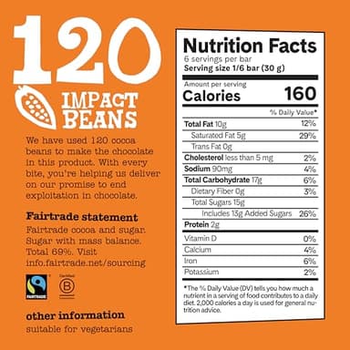Tony’s Chocolonely Belgian Milk Chocolate Candy Bar With Caramel & Sea Salt for Snacks, Chocolate Bar for Party Favors, Gifts, or Gift Basket, 32% Cacao, Made From Quality Fairtrade Cocoa, 6.35 Oz - Image 2