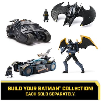 DC Comics Batman, Batwing and 4-inch Batman Figure Set, 1992 Batman Returns Limited Edition 85th Anniversary Collectible Kids Toys for Boys Ages 3 and Up - Image 8