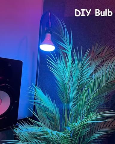 Oneach 63.75" Industrial LED Floor Lamp for Living Room Bedroom Reading Office Metal Minimalist Standing Lamp Tall Pole Lamps Office Black(Bulb not Included) - Image 4