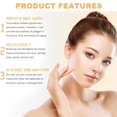 Ordinary Glycolic Acid Toning Solution, 8 Fl Oz Glycolic Acid 7% Toner Gently Exfoliates, Smooths Skin Texture, Improvement Visible Clarity & Also Addressing Uneven Tone, Reveal Radiant Skin - Image 3