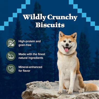 Blue Buffalo Wilderness Trail Treats High Protein Grain Free Dog Biscuits Crunchy Dog Treats, Duck Recipe, 36-oz Box - Image 6