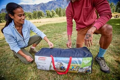 Coleman WeatherMaster 10-Person Tent with Rainfly & Room Divider, Spacious Weatherproof Family Tent with Carry Bag - Image 6