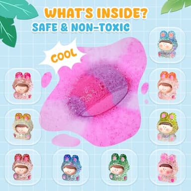 Qivatex Bath Bombs with Toys Inside, Natural & Organic Kids Bath Bombs, Bubble Bath Kids, Perfect Birthday Gifts Set for Kid Boys and Girls Ages 3+ - Image 5