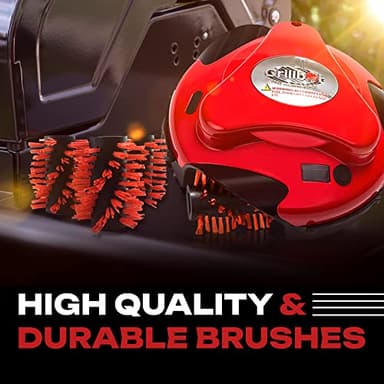 Grillbot Replacement Nylon Brushes for Grillbot Automatic Grill Cleaning Robot – Set of 3 Nylon Grill Brushes for All Grill Types, Non-Scratch & Long-Lasting - Image 4