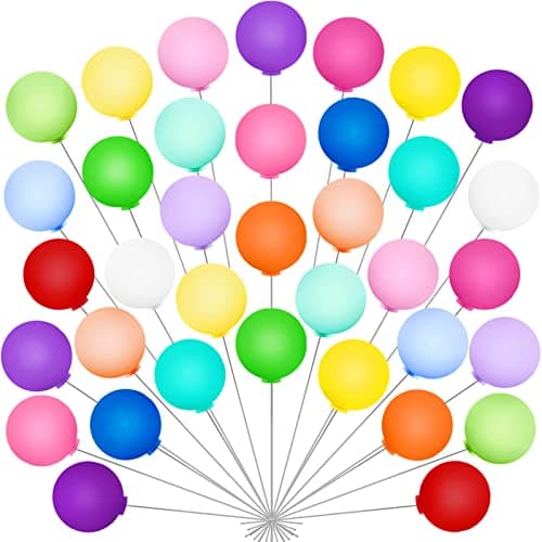 72 Pcs Balloon Cake Topper
