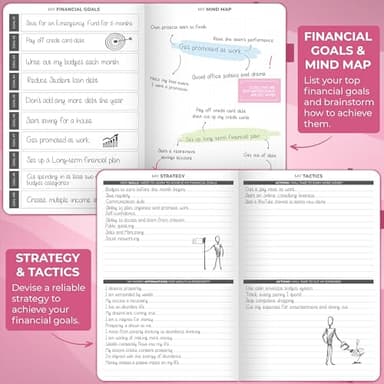 Clever Fox Budget Planner - Expense Tracker Notebook. Monthly Budgeting Organizer, Finance Logbook & Accounts Book, Bill Tracker, A5 (Hot Pink) - Image 5