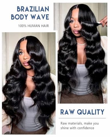 Lucklady 16A Raw Bundles Human Hair Body Wave, 4 Bundles 18 20 22 24 Inch Body Wave Bundles Human Hair, Triple Lifespan Virgin Remy hair - Image 5
