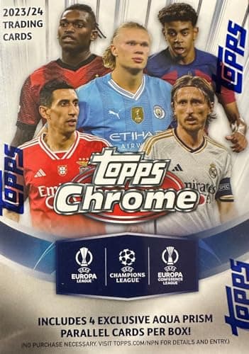 2023/24 Topps Chrome UEFA Club Competitions Soccer Value Box - Image 1