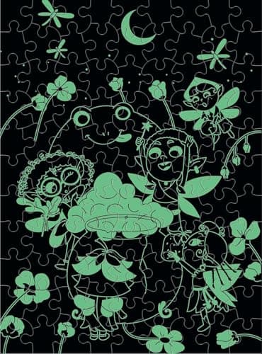 Ceaco - Glow in The Dark - Fireside Fairies - 100 Piece Jigsaw Puzzle - Image 3