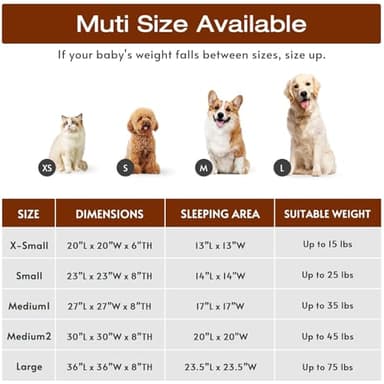JOLLYVOGUE Dog Bed, Calming Anti-Anxiety Large Dog Bed, Fluffy Donut Cushion for Medium and Large Pets (27"/30"/36") - Image 6
