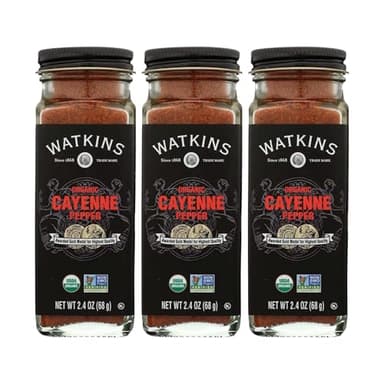 Watkins Organic Cayenne Pepper, 2.4 Ounce, 3 Count - Image 1