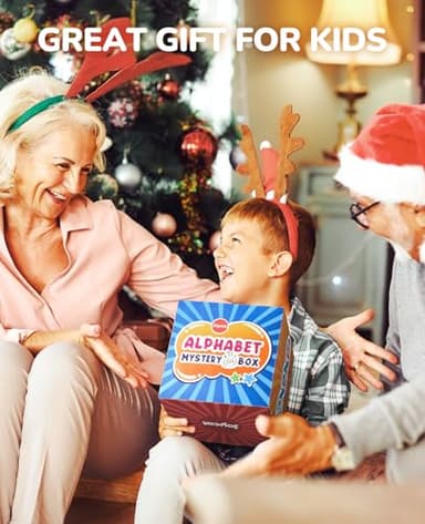 JoyCat Mystery Alphabet Box for Kids 26 PCS Letters Sorting Matching Game Activities Letter Sounds Fine Motor Learning Toys for Preschool Kindergarten Classroom - Halloween - Image 6