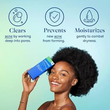 Differin Acne Face Wash with 5% Benzoyl Peroxide, Daily Deep Cleanser by the makers of Differin Gel, Gentle Skin Care for Acne Prone Sensitive Skin, 4 oz (Packaging May Vary) - Image 9