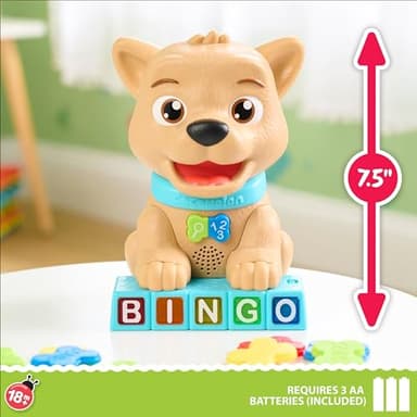 Just Play Cocomelon Count & Learn Bingo, 11-pieces, 40+ Learning Phrases, Early Learning and Education, Kids Toys for Ages 18 Month - Image 3