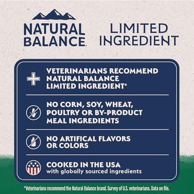 Natural Balance Limited Ingredient Adult Dry Dog Food with Healthy Grains, Lamb & Brown Rice Recipe, 4 Pound (Pack of 1) - Image 7