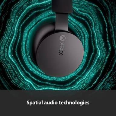Xbox 2024 Wireless Gaming Headset – Over Ear Headphones – Spatial Audio with Dolby Atmos, Windows Sonic Series X|S, One, Windows PC, Mobile – Carbon Black (Renewed) - Image 3