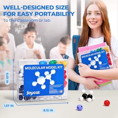 JoyCat Molecular Model Kit (238pcs), Organic Chemistry Molecule Science Gifts for Ochem and Inorganic Students and Teachers - Image 2