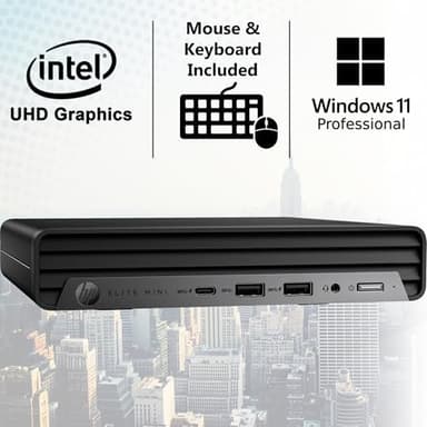 HP Elite Mini 800 G9 MFF PC Business Desktop Computer, 14th Gen Intel 14-Core i5-14500 (Beat i7-14700T), 32GB DDR5 RAM, 1TB PCIe SSD, WiFi 6, Type-C, 2 DisplayPorts, HDMI, Windows 11 Pro, Wendbo - Image 3
