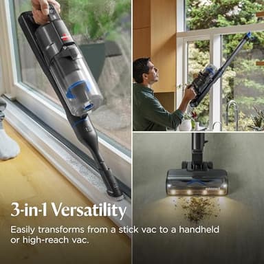 BISSELL PowerClean FurGuard 280W Self-Standing Cordless Vacuum w/Self-Cleaning Brush Roll, Strong Suction, Removeable Battery, Wall Mount, Upholstery Tool & Bright Headlights - Image 6