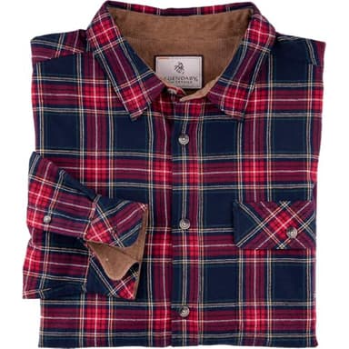 Legendary Whitetails Men's Standard Buck Camp Shirt, Tartan Red Plaid, XX-Large - Image 5