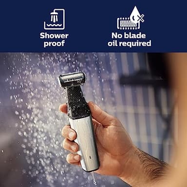 Philips Bodygroom Series 5000, Showerproof Groin and Body Trimmer, Close and Comfortable Shave, Complete Body Grooming Including Back, 60 Min. Runtime, Model BG5025/40 - Image 7