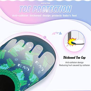 Apolter Baby Boys and Girls Swim Water Shoes Barefoot Aqua Socks Non-Slip for Beach Pool Toddler Kids - Image 2