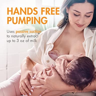 Boon Trove Silicone Manual Breast Pump - Passive Milk Collector - Hands Free Breast Pump for Nursing - Breastfeeding Essentials - 1 Count - Image 2