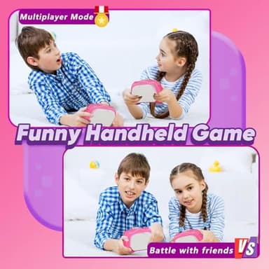 Pop Push Game Toy for Kids, Quick Fast Puzzle Game, Light up Fidget Toy 8-12, Bubble Sensory Toys Christmas Birthday Gifts for Kids Ages 3-12 (Pink) - Image 4