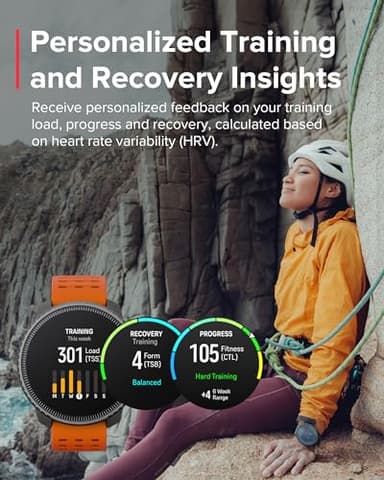 SUUNTO Vertical Solar GPS Adventure Watch, Premium Multisport Watch w/1.4 inch Touchscreen, Free Global Offline Maps, 60-Day Battery Life, Training Records, Heart Rate & Sleep Tracking, Steel Canyon - Image 3