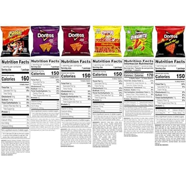 Frito-Lay Fiery Mix Variety Pack, Hot & Spicy Snacks Single Serve Bags, (Pack of 40), Flamin' Hot Cheetos, Doritos, Chester's Hot Fries - Image 2