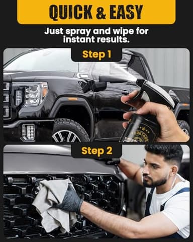Carceracot Ceramic Coating for Cars (16 oz.), Unmatched Shine Nano Car Wax Coating Spray, No Pungent Smell, Quick Detailer Spray Wax, LONG LASTING Shiny Car Stuff with Microfiber Towel, Easy to Apply - Image 4